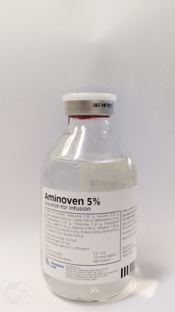 Aminoven 安敏芬5%輸注液Fresenius Kabi/德國費森尤斯卡比250ml/Bot